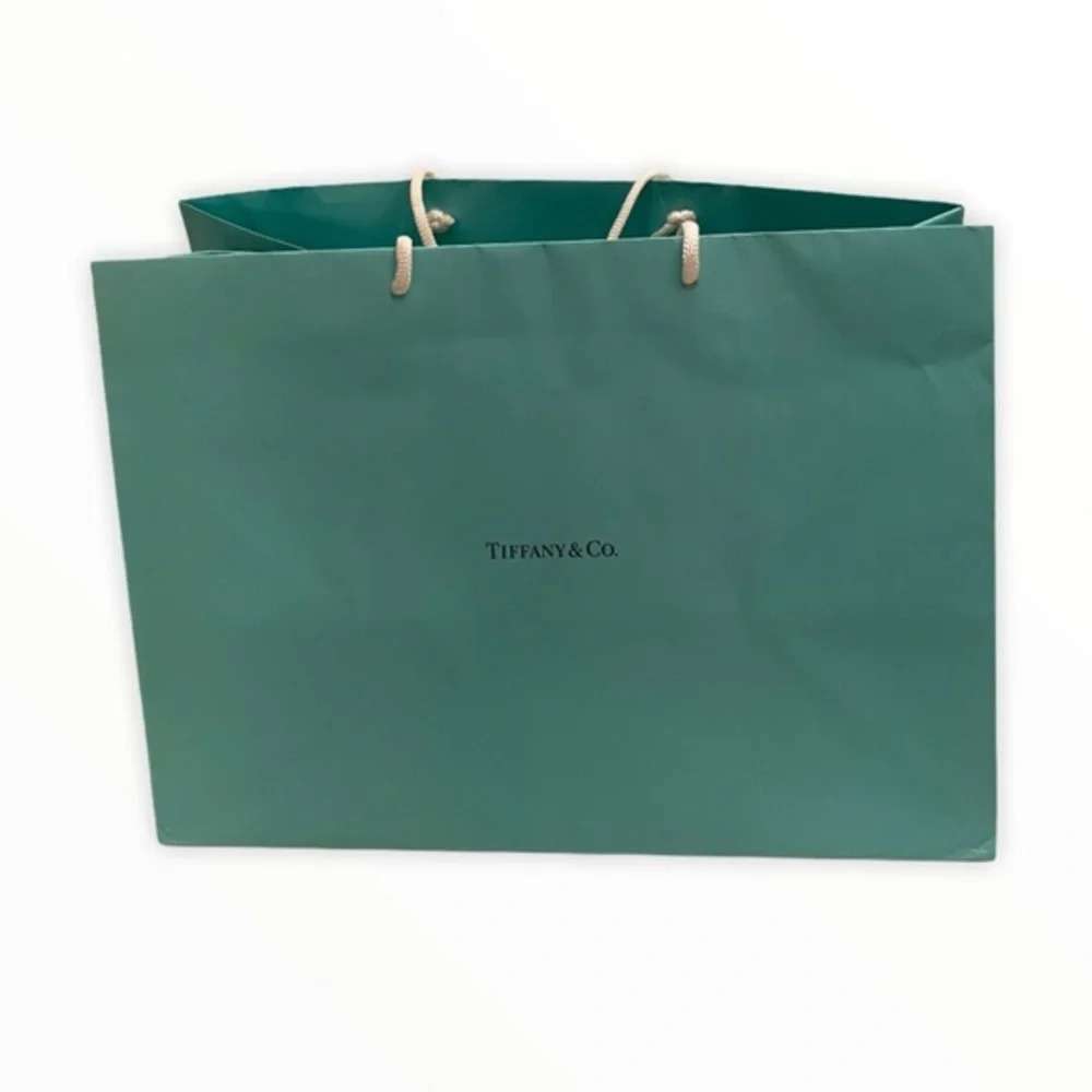 Tiffany large paper shopping gift bag only empty​‎